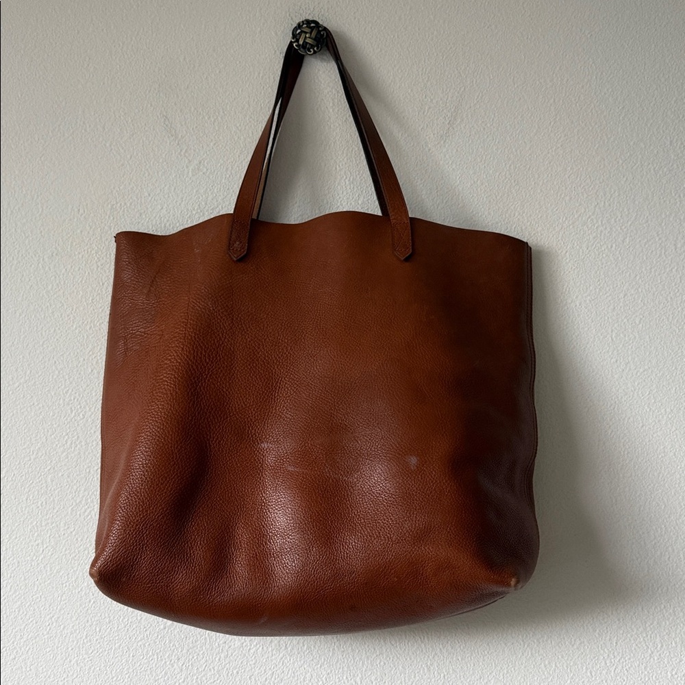 Madewell Brown Leather Tote Bag - Picture 4 of 11